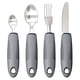 thumbnail image 1 of Guoxing Cutlery - Disability Eating Aids - Great For The Elderly, Disabled Or Those Suffering With Tremors And Trembling Hands - (grey (1x Set)) (rui, 1 of 1
