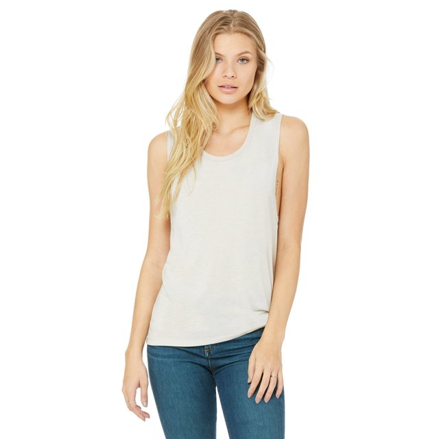 Bella + Canvas Ladies Flowy Scoop Muscle Tank