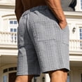 thumbnail image 5 of BRANROY Men's Loose Fit Woven Shorts - Breathable Elastic Waist Mens Athletic Shorts, Mens Casual Shorts and Everyday Shorts for Commute,Gray,3XL, 5 of 8