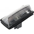 thumbnail image 5 of For Infiniti QX56 2011 2012 2013 License Plate Light Driver OR Passenger Side | Single Piece | Rear | CAPA Certified | Replacement For NI2870104, NI2870104C | 265108991B, 5 of 5