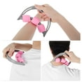 thumbnail image 2 of Unique Bargains 1 Pc Handheld Three Rounds Massage Stick for Gym Pink PP, 2 of 6