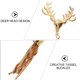 thumbnail image 2 of 2pcs bolsa tassel hebillas decorativas bolsas hebillas ciervos cierre hebillas colgantes, 2 of 6