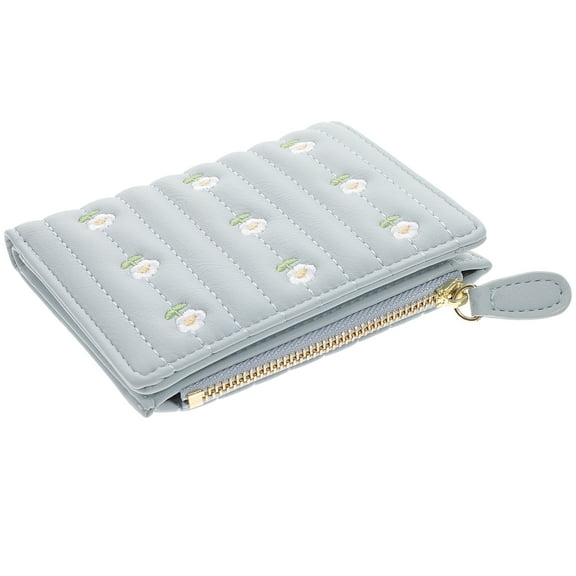 FRCOLOR  Palm Size Coin Purse Small Wallet Credit Belt Bag Child Blue