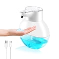 thumbnail image 1 of Dispensador de jabón automático, dispensador de jabón, automático, montado en la pared, dispensador de jabón eléctrico recargable por USB de 400 ml con sensor, dispensador de jabón de, 1 of 7