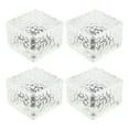 thumbnail image 3 of Toorise 4pcs Ice Cube Lights Outdoor LED Solar Brick Light Auto ON/OFF Solar Square Cube Lamp IP68 Waterproof Buried Light for Patio Stairs Yard Garden Pathway, 3 of 11
