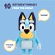 thumbnail image 4 of Set de juego Talking Toy Chat Mates Bluey Articulated para niños mayores de 3 años, 4 of 6