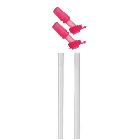 Eddy Replacement Bite Valves and Straws - Pink