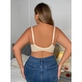 thumbnail image 2 of Plus Lace Panel Bow Front Underwire Bra, 2 of 4