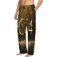 thumbnail image 6 of Rateoe 2024 Happy New Year Pattern Men’s Ultra-Soft Comfy Pajama Lounge Pants Sleepwear,Comfortable Lounge Wear,lightweight Pajamas, Casual Home Wear-Medium, 6 of 6