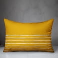 thumbnail image 2 of Creative Products Yellow and White Sketch Stripes 14x20 Spun Poly Pillow, 2 of 2
