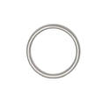 thumbnail image 3 of Mens Titanium 7mm Stone Finish Wedding Band Ring, 3 of 5