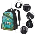thumbnail image 4 of The Octonauts Fashion Backpack Rucksack Casual Daypack School Bag Unisex Computer Bag Bookbags Multi-Purpose Laptop Backpack, 4 of 8