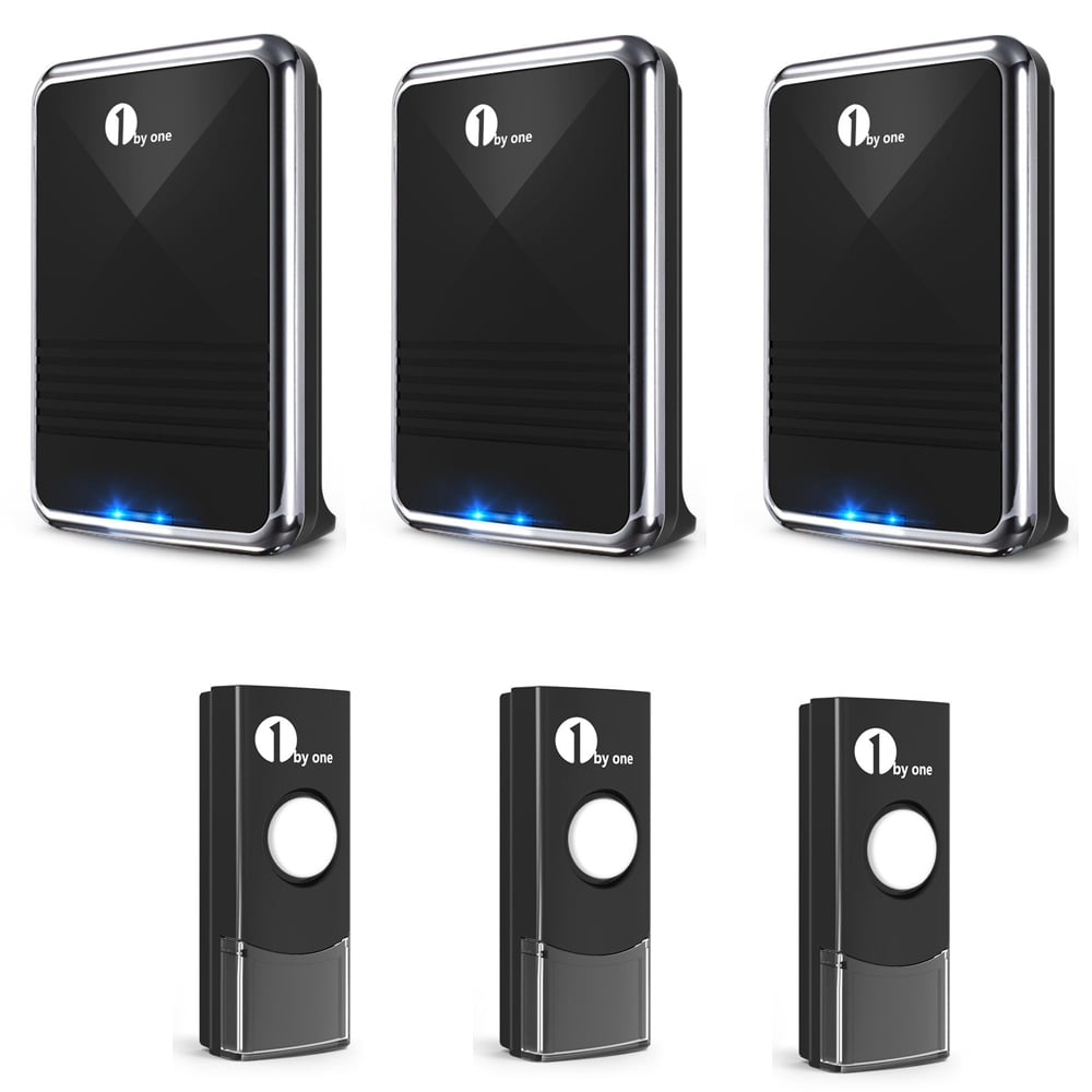 1byone 1byone Wireless Doorbell Door Chime Kit with CD Quality Sound and 36 Melodies 