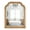 Natural Wood, variant on Magnifique Wall Mirror Farmhouse Rounded Corner Arch Wood Frame for Bathroom 16" x 20", Natural Wood Color