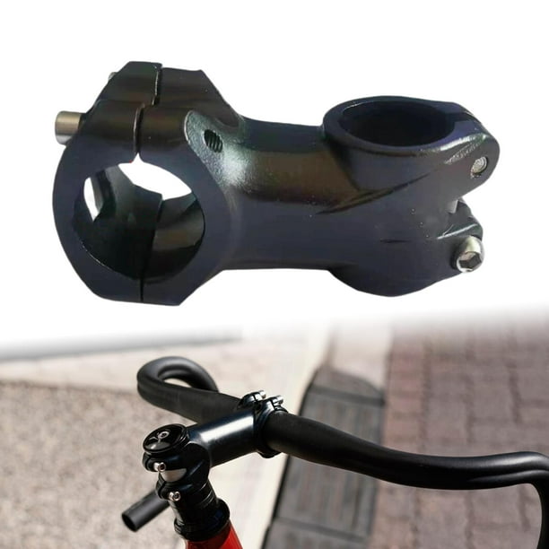 DYNWAVECA Bike Stem Bike Handlebar Stem Bike Short Stem Replacement Part Aluminum Alloy Riser Stem for Mountain Bike Cycling 28.6mmx31.8mmx60mm
