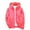Pink, variant on Kids Solid Color Hooded Jacket Long Sleeve Soft Shell Outdoor Windproof Waterproof Cardigan for Boys and Girls Kids Jacket