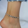 thumbnail image 4 of Kaash Customs Silver Color Anklet Bracelet for Women Wedding Jewelry Gifts in Brass Metal, 4 of 4