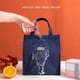 thumbnail image 3 of Bolsas de almuerzo Oxford portátiles, bolsa fresca para estudiantes de oficina, caja de almuerzo conveniente, Tote para parejas, azul, rosa, contenedor de alimentos, 3 of 4