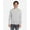 Platinum, variant on CORE365 CE111L Unisex Fusion ChromaSoftâ„¢ Performance Long Sleeve T-Shirt-Black-2XL