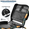 thumbnail image 4 of FORMRS Zipper Binder with Shoulder Strap 2-inch Ring 500 Sheet Capacity File Bag, Green Oranges, 4 of 5