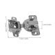 thumbnail image 5 of 2 piezas Bisagras de cierre suave para el gabinete Puertas de apertura hacia adentro bisagras plegables ajustables bisagras invisibles hardware de gabinete de metal, 5 of 6