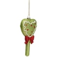 thumbnail image 3 of Northlight 6" Glitter Shatterproof Heart Lollipop Christmas Ornament - Green/Red, 3 of 7
