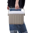 thumbnail image 1 of Caja Refrigerador para Acampar 6L Cofra Hielo Aislante Al Aire Libre (café Leche), 1 of 9
