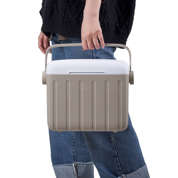 Caja Refrigerador para Acampar 6L Cofra Hielo Aislante Al Aire Libre (café Leche)