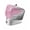 Pink, variant on Purple Grey Ombre Toaster Cover 4 Slice, Modern Geometric Abstract Aesthetics Cream Dustproof Bread Machine Oven Cover with Storage Pockets, Fits Most Kitchen Toasters Protector
