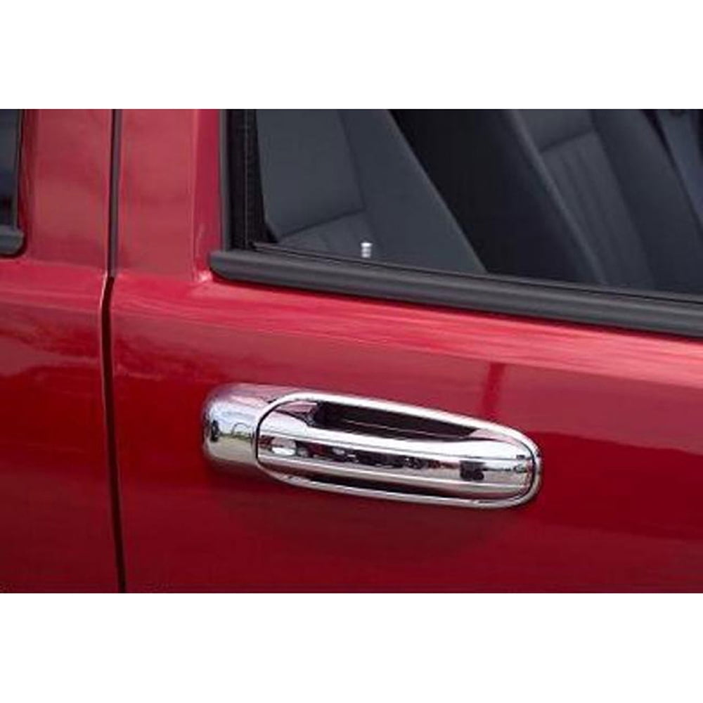 SpeedForm Chrome Door Handle Covers without Passenger Keyhole Mega Cab 2002-2008 for Dodge RAM 1500 Quad Cab 