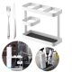 thumbnail image 5 of Organizador Cubiertos Soporte Palillo Multifuncional para Encimera () Blanco, 5 of 9