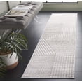thumbnail image 2 of SAFAVIEH Maya Sheldon Geometric Striped Runner Rug, Ivory/Beige, 2' x 8', 2 of 10