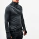 thumbnail image 5 of Blusa y camisas de cuello alto de manga larga para hombre, moda de primavera y otoño, blusa lisa de cuello redondo y manga larga para hombre, 5 of 7