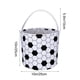 thumbnail image 3 of Cesta de Pascua con forma de conejito | Cubo de tela portátil para niños, ideal para dulces y búsqueda de huevos | Bolsa de regalo plegable de 35 x 25 cm, 3 of 6