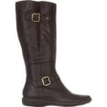 thumbnail image 4 of Womens B.O.C Austin Flat Knee-High Comfort Boots, Dark Brown, 4 of 6
