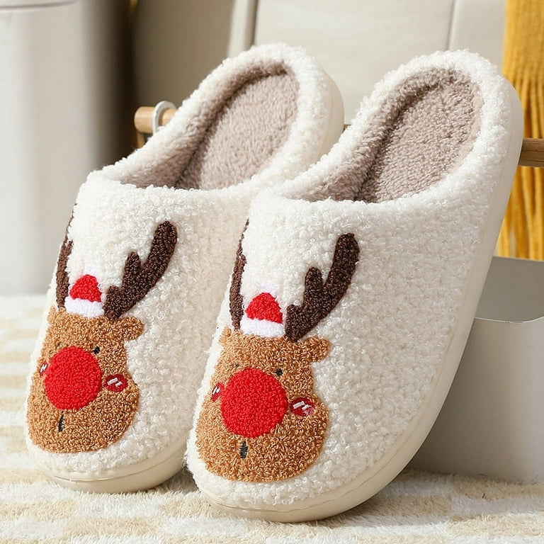  Winter Slippers Plush Warm Home Flat Slippers Lightweight Soft  Comfortable Winter SlippersCotton Shoes Indoor Plush Slippers Winter  Slippers (Color : F, Shoe Size : 36-37) : Clothing, Shoes & Jewelry