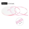thumbnail image 2 of Uxcell 1/4" 33 Yard Double Faced Solid Satin Ribbon Polyester Fabric for Gift Party Wedding Floral Decoration Peach Pink, 2 of 7