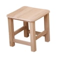 thumbnail image 2 of Reposapiés de madera Reposapiés Taburete para cambiar zapatos Banco de madera Taburete de ocio 30cmx30cmx30cm, 2 of 9