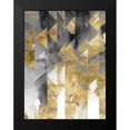 thumbnail image 2 of Zarris, Chariklia 12x14 Black Modern Framed Museum Art Print Titled - Gilt Reflections II, 2 of 5