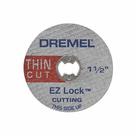 EZ409 EZ Lock 1-1/2 inch Thin Metal Cut Off Rotary Wheel, (Best Tool To Cut Metal)