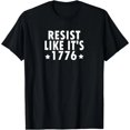 thumbnail image 1 of Camiseta Patriótica Anti Tiranía Libertaria ¡Resiste Como en 1776! - Mujer, 1 of 7