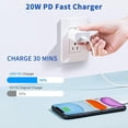 thumbnail image 2 of [NT] 1-pack - Laddare kompatibel med Samsung - Snabbladdare - Adapter + Kabel 20W Vit en one size Samsung 1-Pack Samsung 1-Pack Samsung, 2 of 5