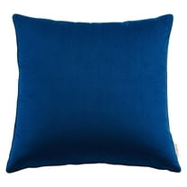 Modway Enhance 24" Performance Velvet Throw Pillow in Navy