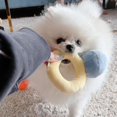 thumbnail image 4 of Caja de anillos de peluche, funda de amor, juguete para masticar para mascotas, sonidos de cachorros, 4 of 5