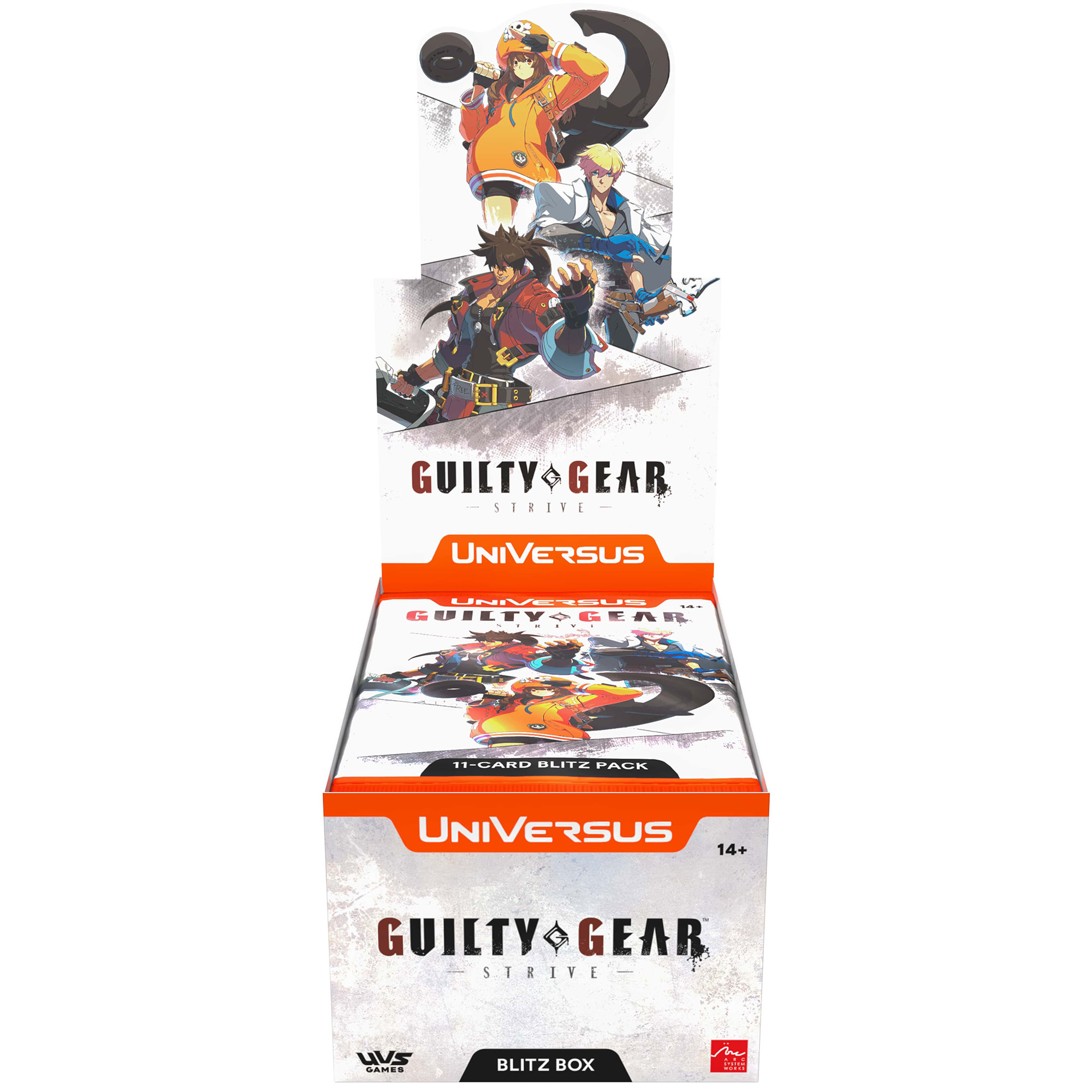 UniVersus: GUILTY GEAR - STRIVE - Blitz Box - 12 Blitz Packs (11 Cards Ea), Battle Deck-Building Trading Card Game, Randomly Assorted, TCG Collectible