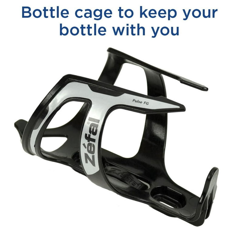 2-Pack Zefal Magnum 33oz 975ml Clear Bike Water Bottles BPA Free Dishwasher  Safe