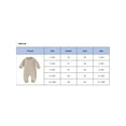 thumbnail image 5 of Bslissey Infant Baby Boys Girls Fleece Footless Jumpsuit Solid Color Long Sleeve Crew Neck Sweatshirt Romper Newborn Warm Playsuit Casual Daily Outfit, 5 of 9