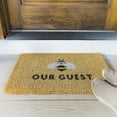 thumbnail image 5 of Evergreen Bee Our Guest Woven Back Indoor Outdoor Natural Coir Doormat 1'6"x2'6" Multicolored, 5 of 8