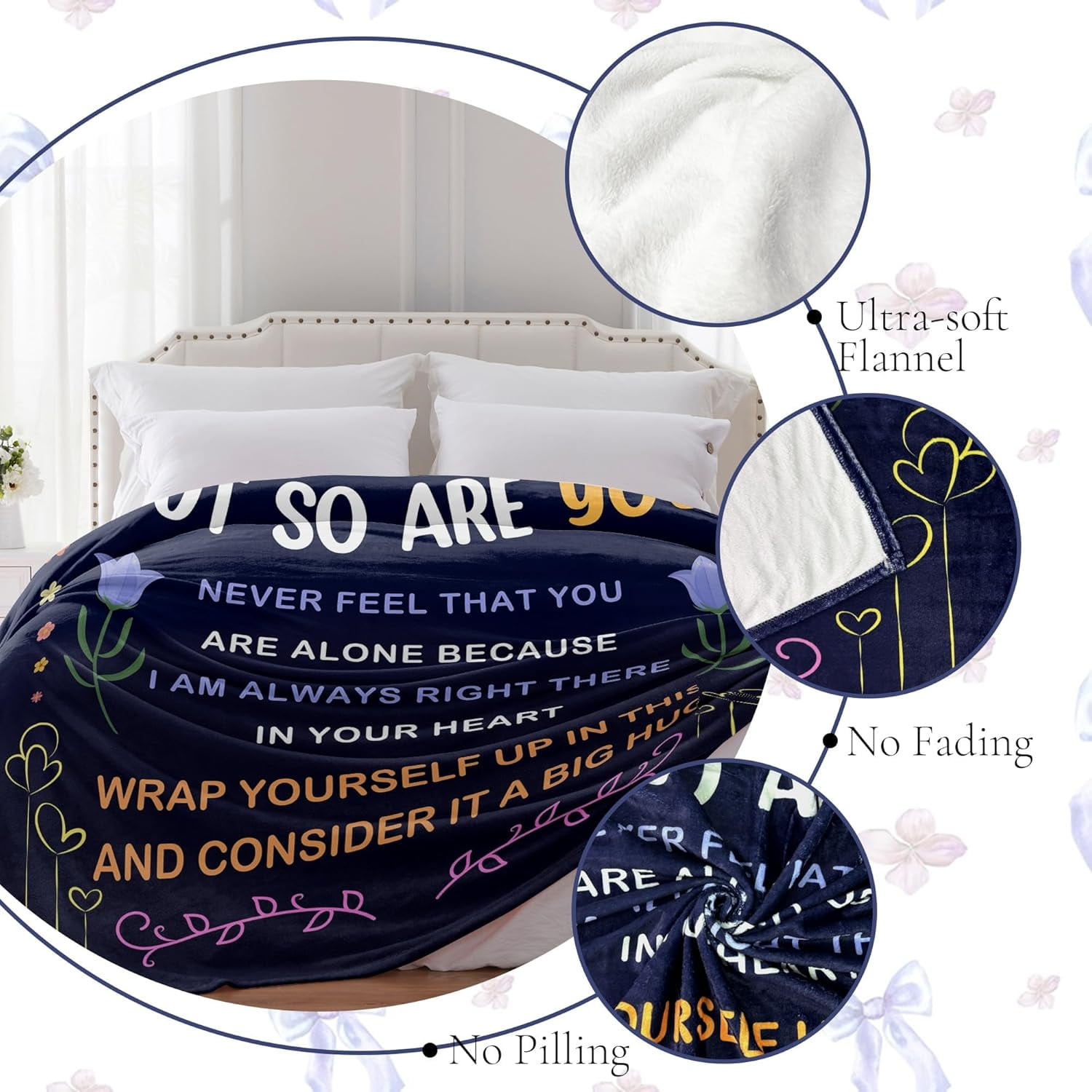Best Friend Birthday Gifts for Women Friendship Gifts for Women Long Distance Relationship Gifts for Best Friend Bestie BFF Christmas Valentines Birthday Gifts for Best Friend Blanket