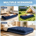 thumbnail image 6 of SOTOS Twin Air Mattress with Flocked Top, 12 inch Air Bed, Inflatable Bed for Camping Guest Home Use Portable, 6 of 9